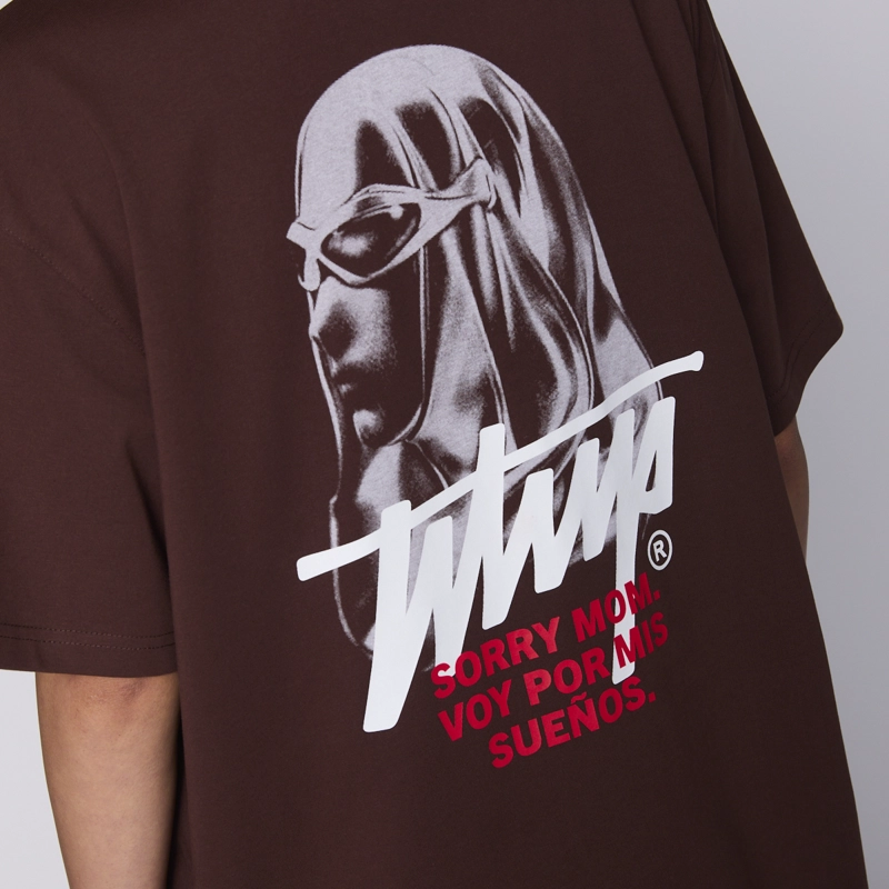POLERA WHATUP SORRY MOM BROWN - 5