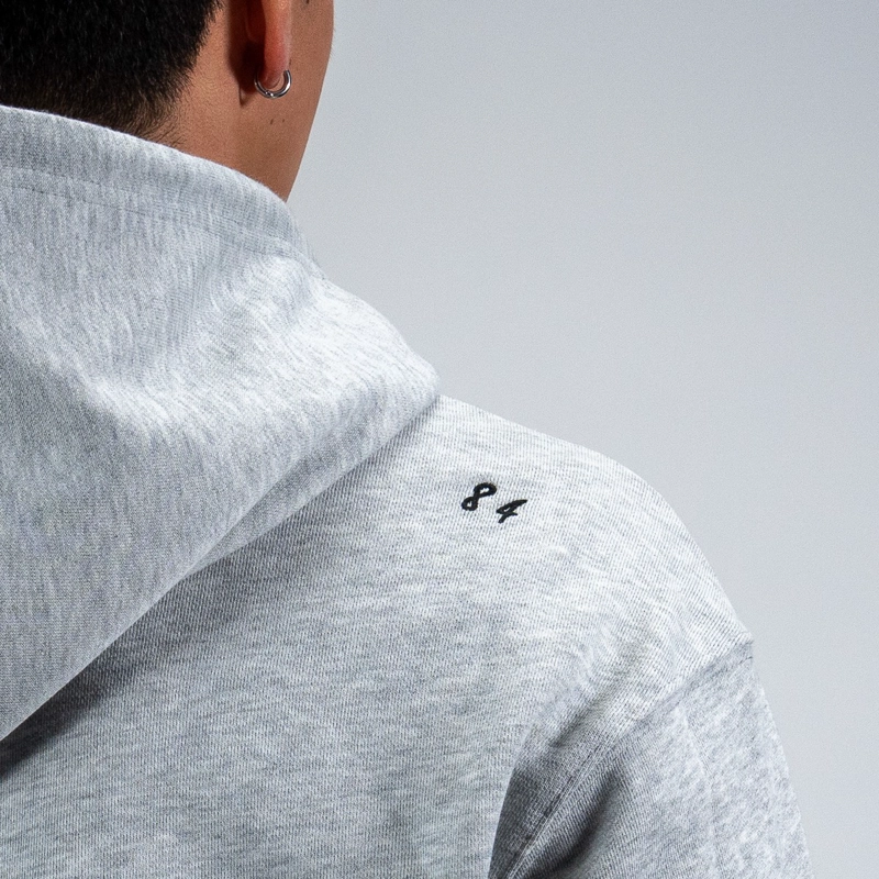 POLERON REEF MEN HOODIE SINCE 84 GREY - 3