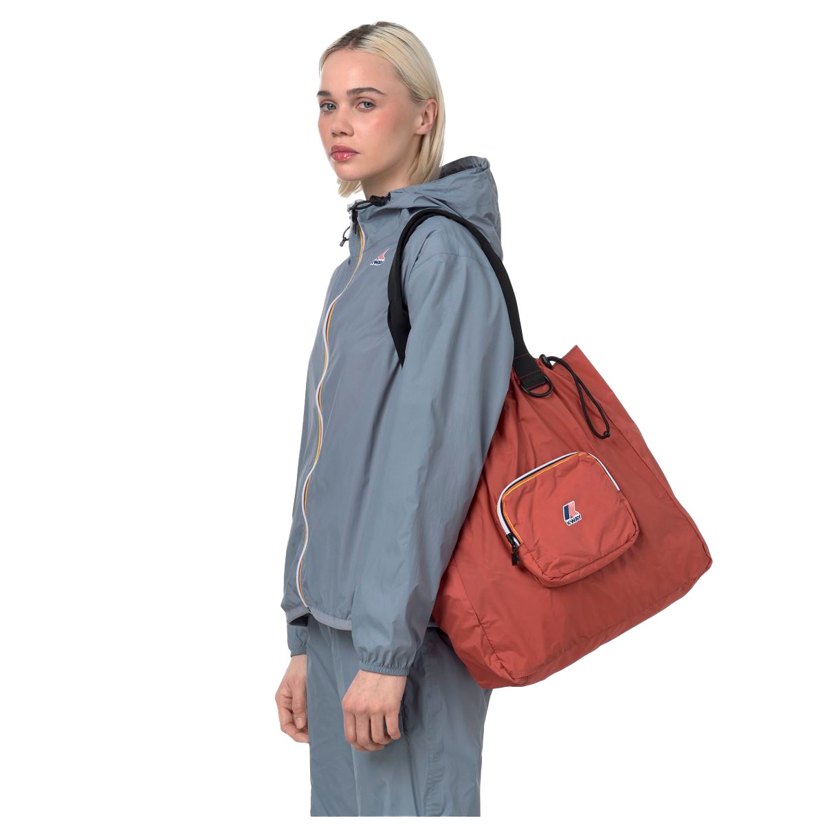 BOLSO K-WAY PACKABLE LE VRAI 3.0 VICTORINE RED JASPER - 5