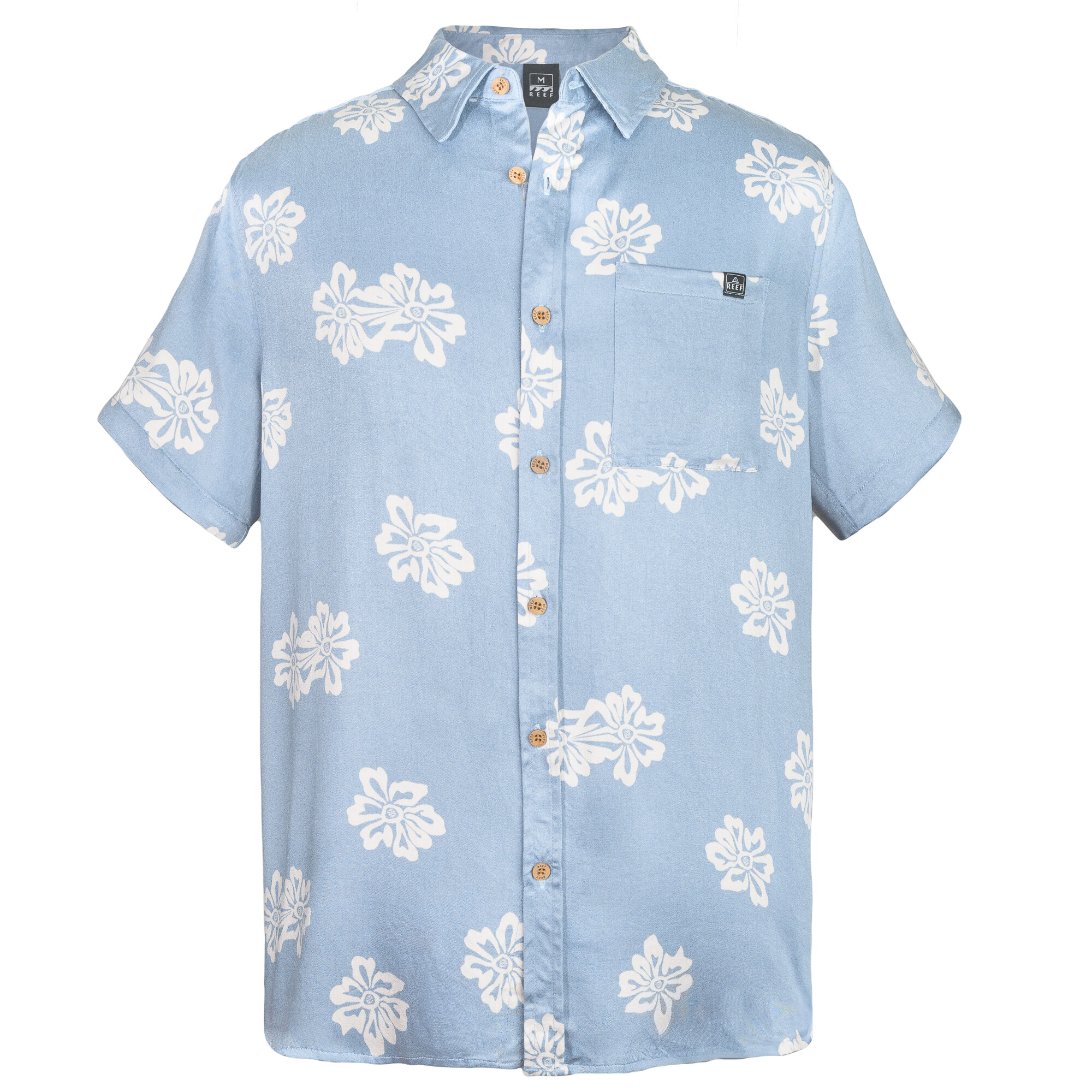 CAMISAS M/C REEF HOMBRE AZUL CLARO - 1