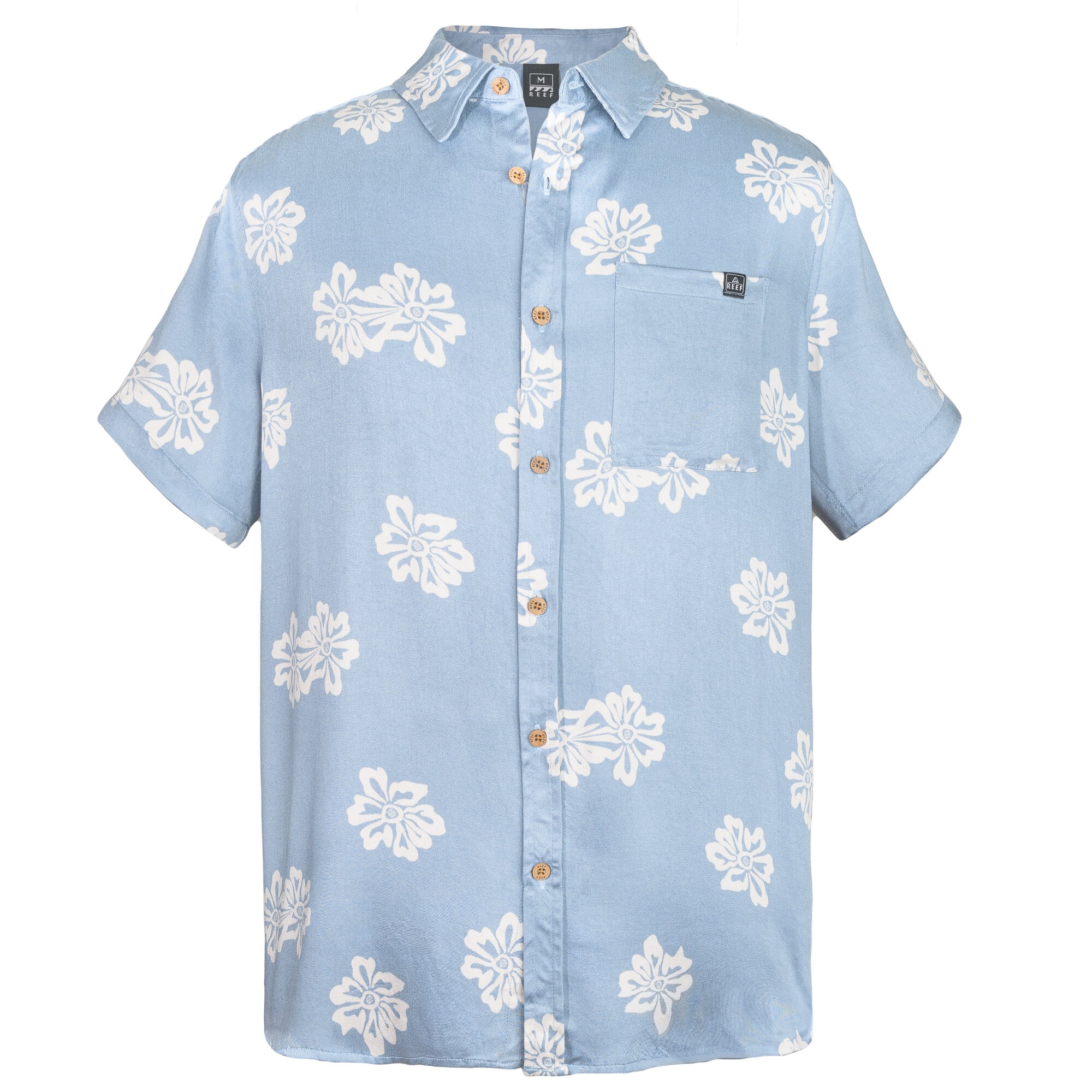 CAMISAS M/C REEF HOMBRE AZUL CLARO - 1