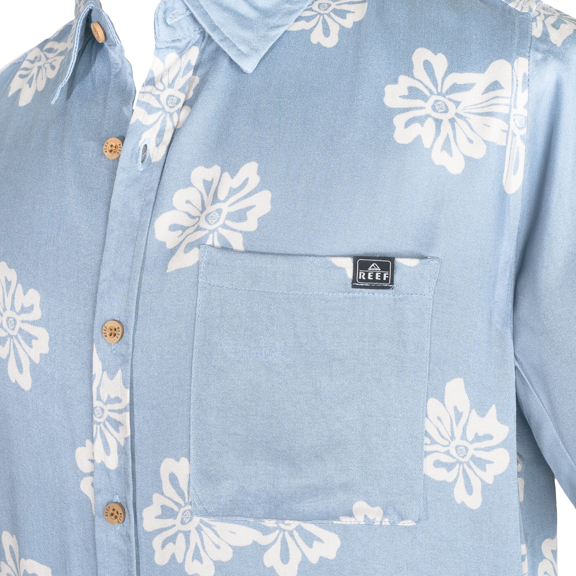 CAMISAS M/C REEF HOMBRE AZUL CLARO - 3