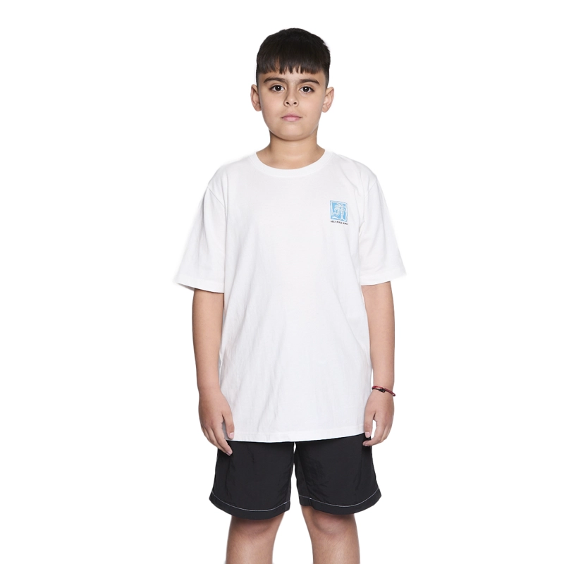 POLERA REEF KIDS TINY PRINT WHITE - 1