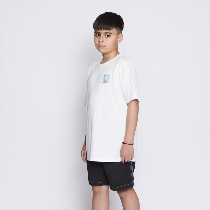 POLERA REEF KIDS TINY PRINT WHITE - 2