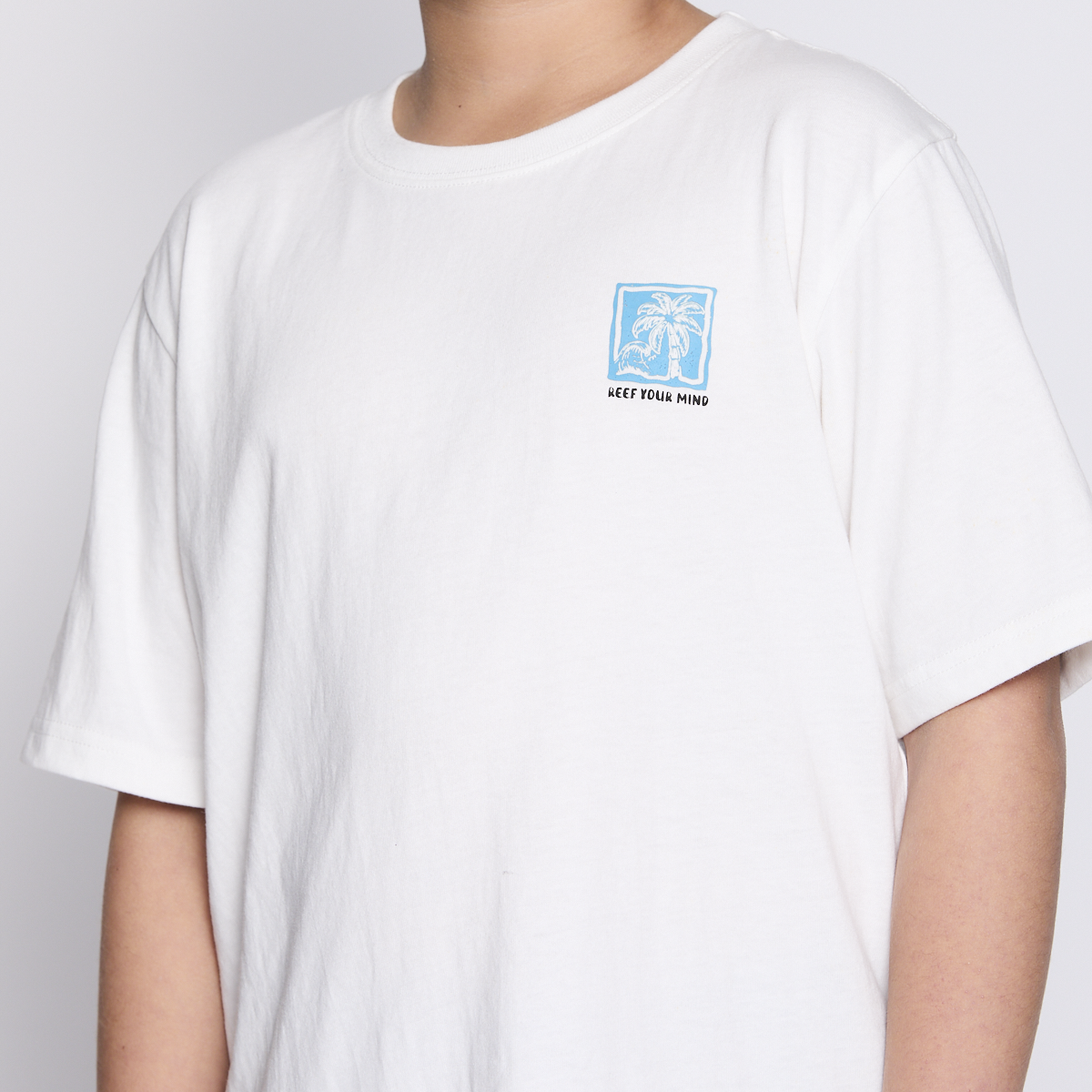 POLERA REEF KIDS TINY PRINT WHITE - 5