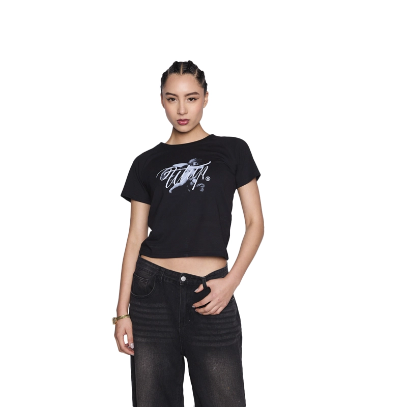 POLERA WHATUP WOMEN ANGEL BLACK - 1