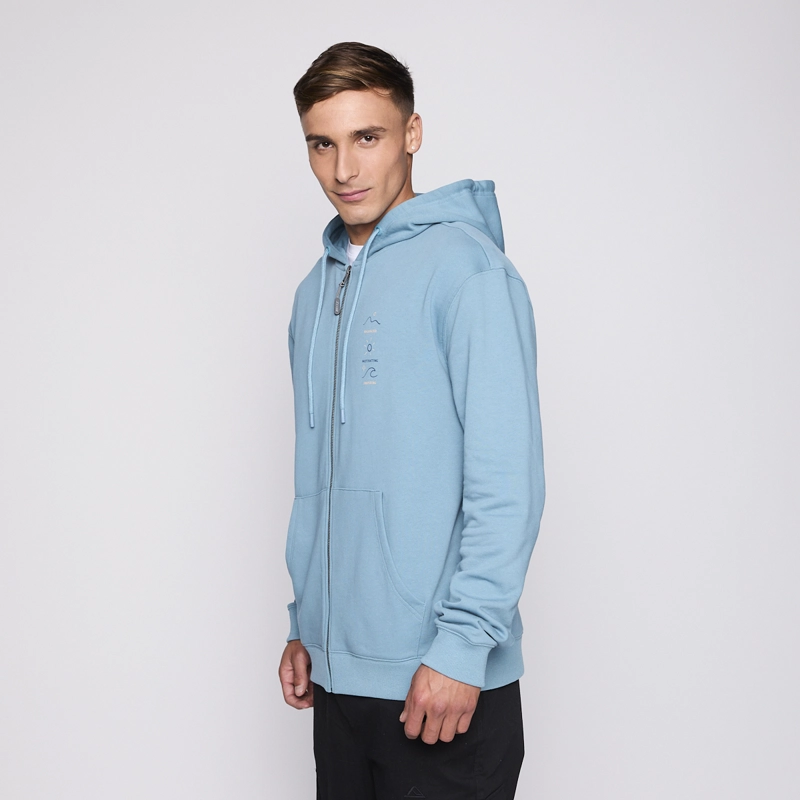 POLERON REEF MEN FULL ZIPPER BLUE SURF UP - 2
