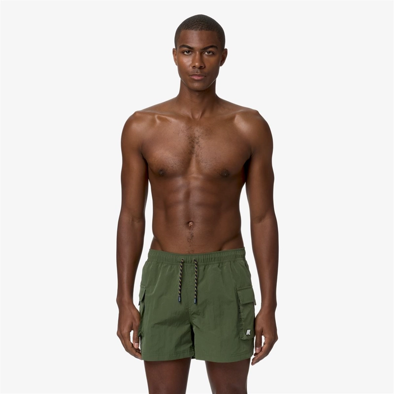 TRAJE DE BAÑO K-WAY MEN MELLOW MINI RIPSTOP GREEN CYPRESS - 2