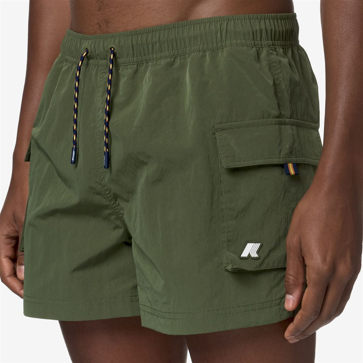 TRAJE DE BAÑO K-WAY MEN MELLOW MINI RIPSTOP GREEN CYPRESS - 5