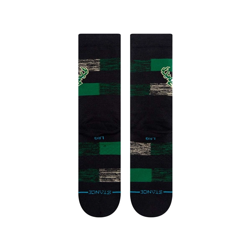 STANCE SOCK MEN BUCKS CRYPTIC BLACK - 3