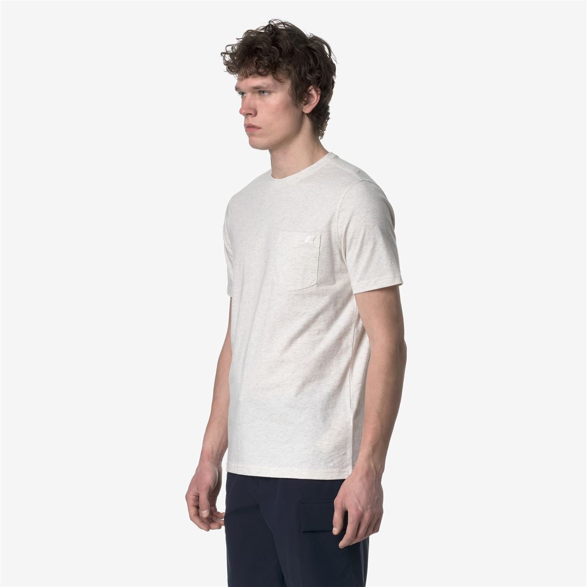 POLERA K-WAY MEN SIGUR BLEACH MELANGE - 3
