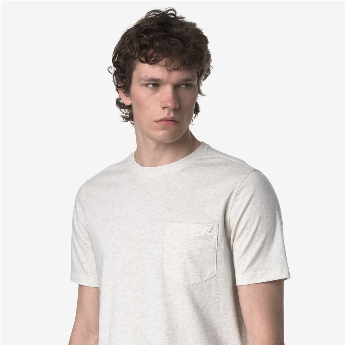 POLERA K-WAY MEN SIGUR BLEACH MELANGE - 5