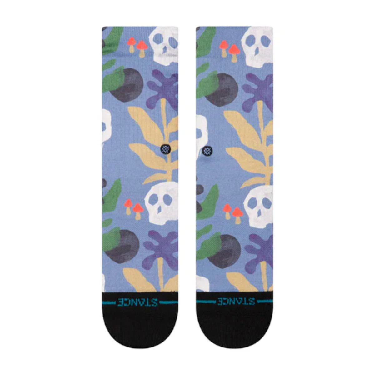STANCE SOCK KIDS TROPISKULL CREW STONE BLUE - 2