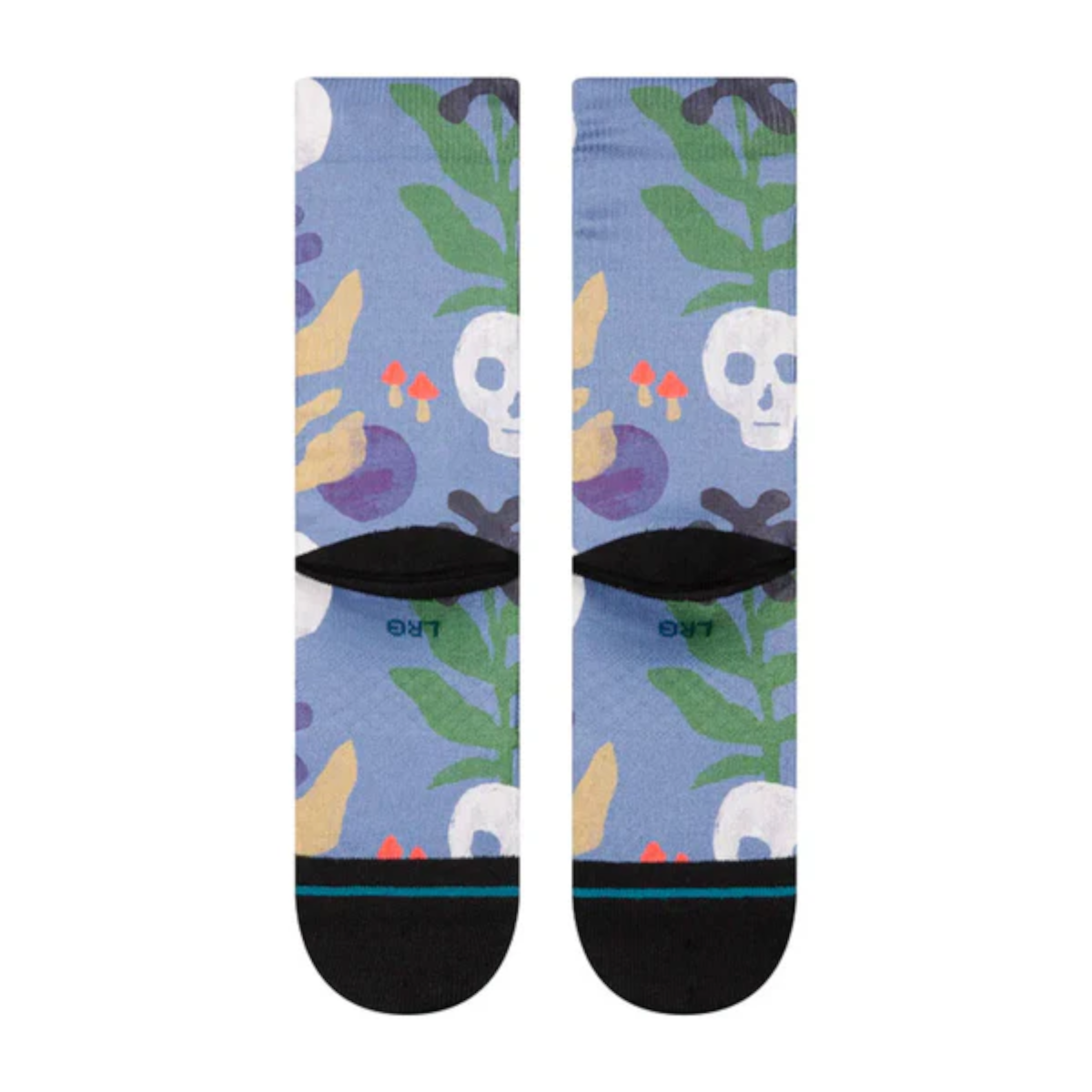 STANCE SOCK KIDS TROPISKULL CREW STONE BLUE - 3