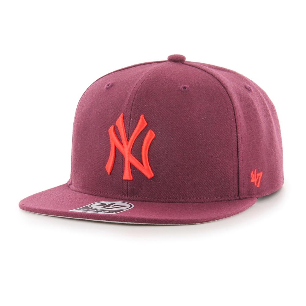 JOCKEY NEW YORK YANKEES NO SHOT DARK MAROON NEON CAPTAIN - 1