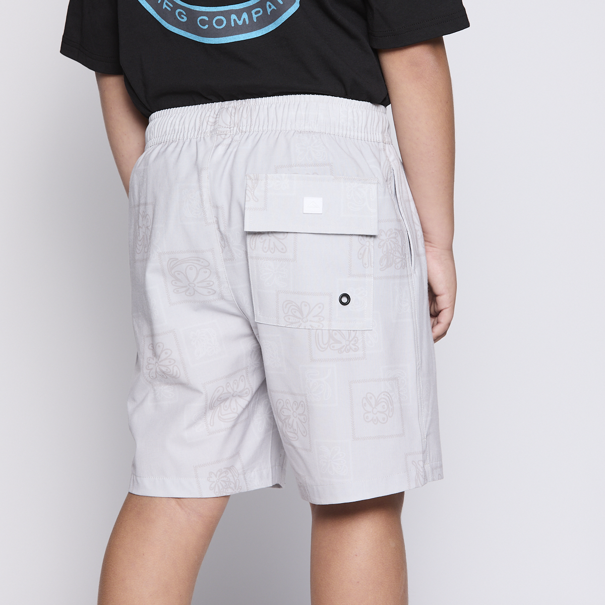 TRAJE DE BAÑO REEF KIDS GREY FLOWERS - 4