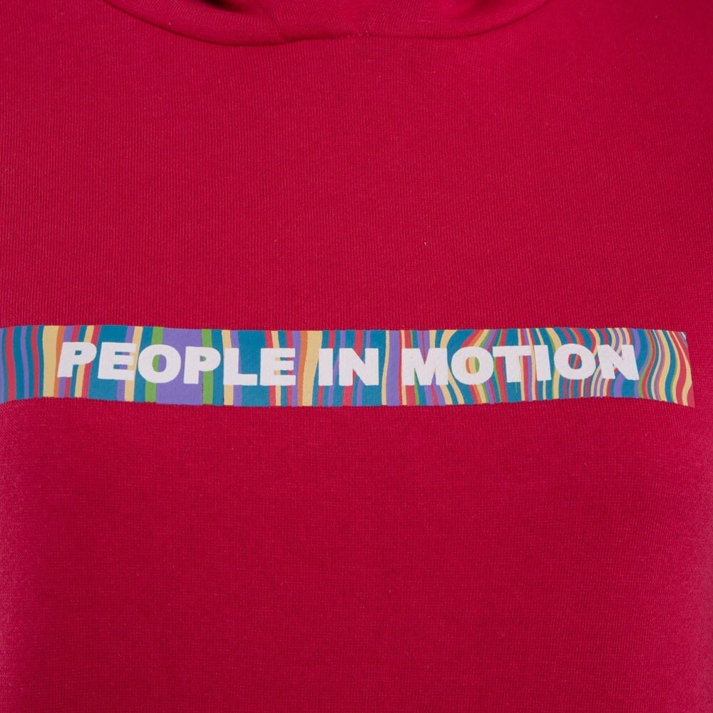 POLERON HOODIE GIRLS FUCSHIA PEOPLE IN MOTION - 4