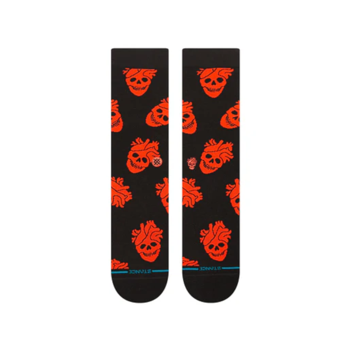 STANCE SOCK FALLIN IN SKULL CREW BLACK - 2