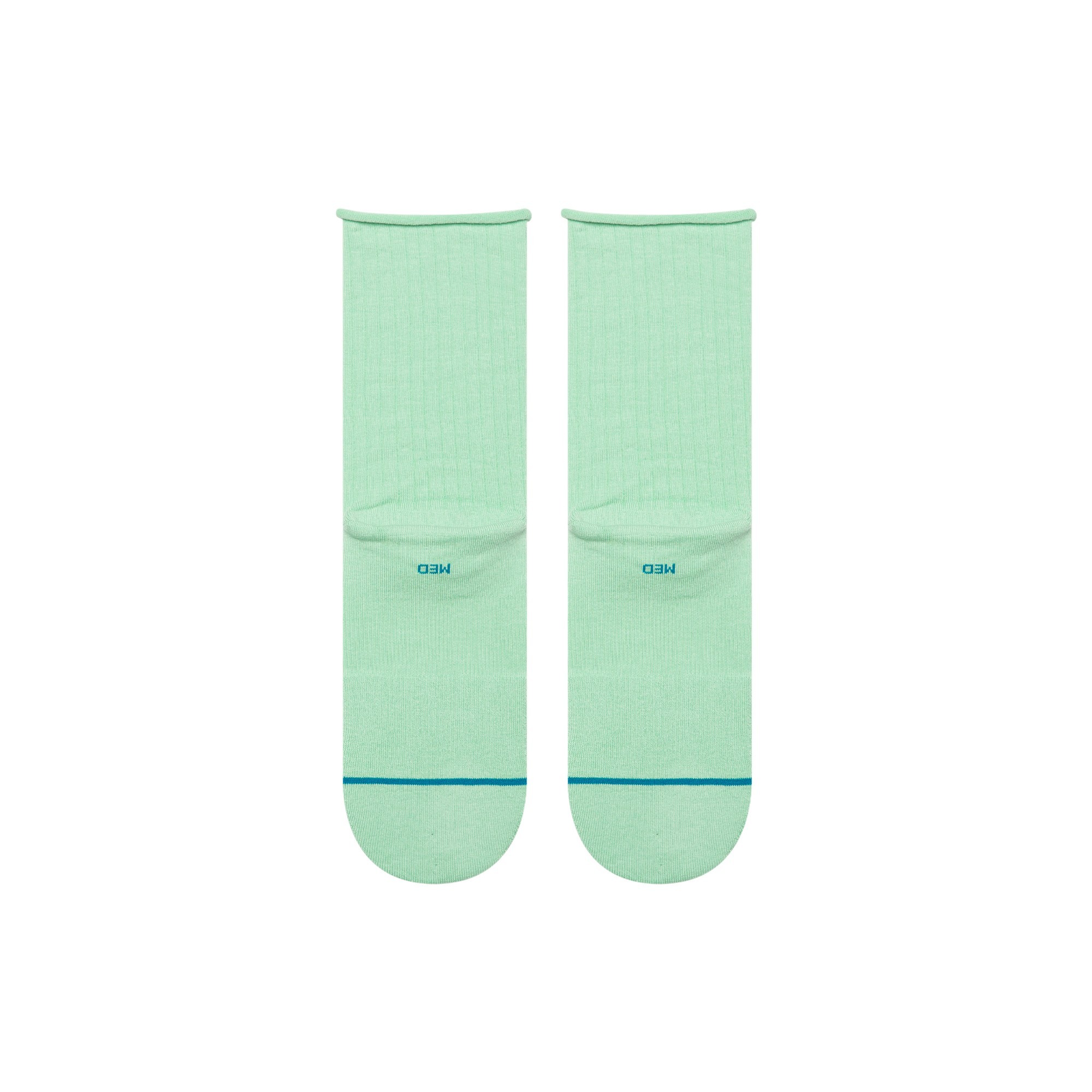 STANCE SOCK WOMEN ROLLED CUFF QUARTER JADE - 3