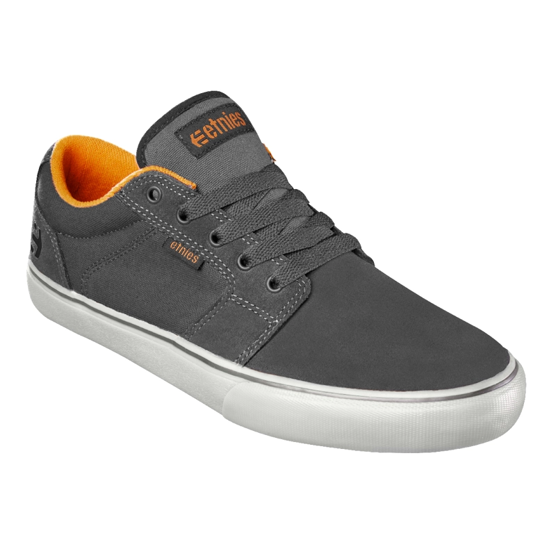 ZAPATILLA BARGE LS DARK GREY BLACK ORANGE - 4