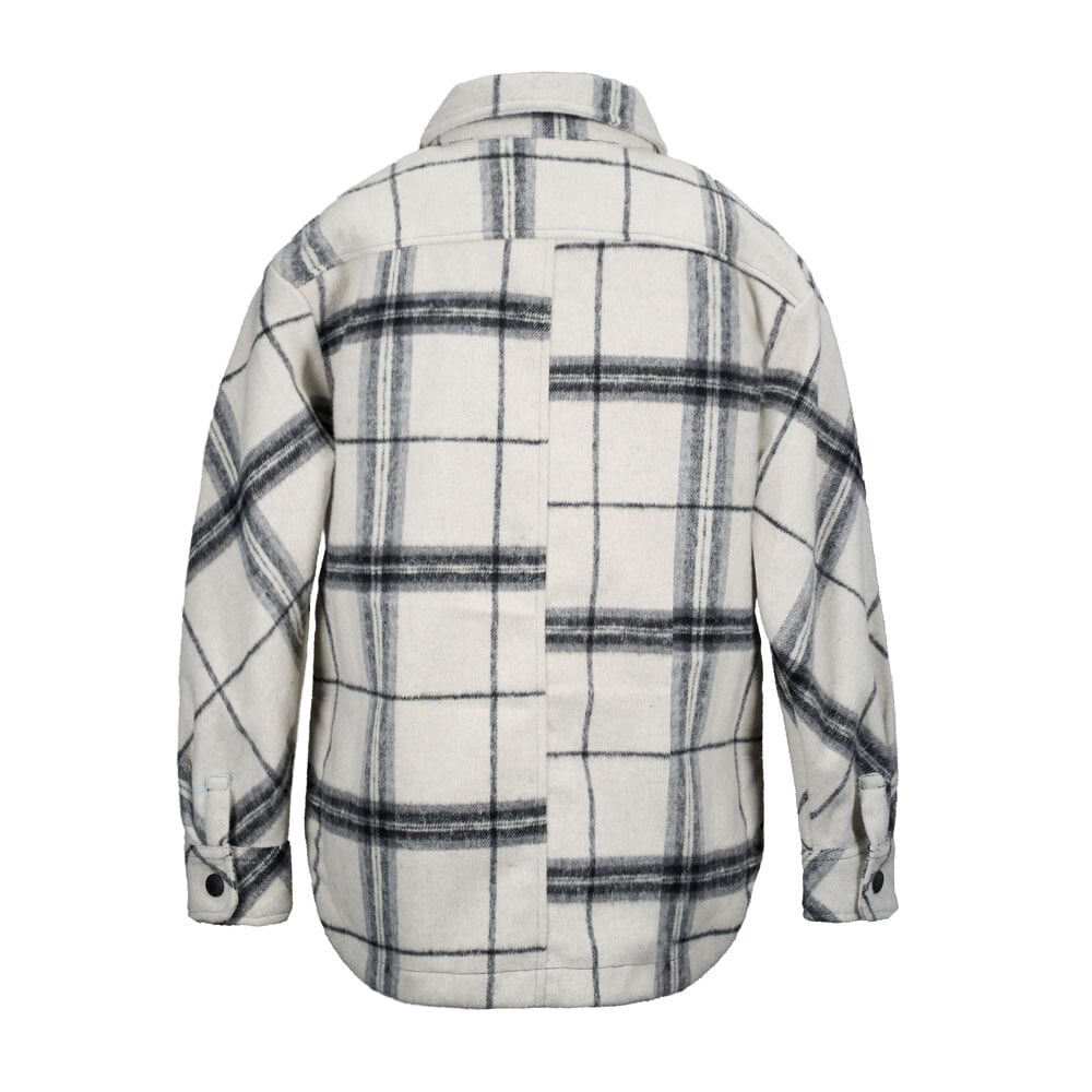 SOBRECAMISA REEF WOMEN BUTTONS WHITE BLACK - 2