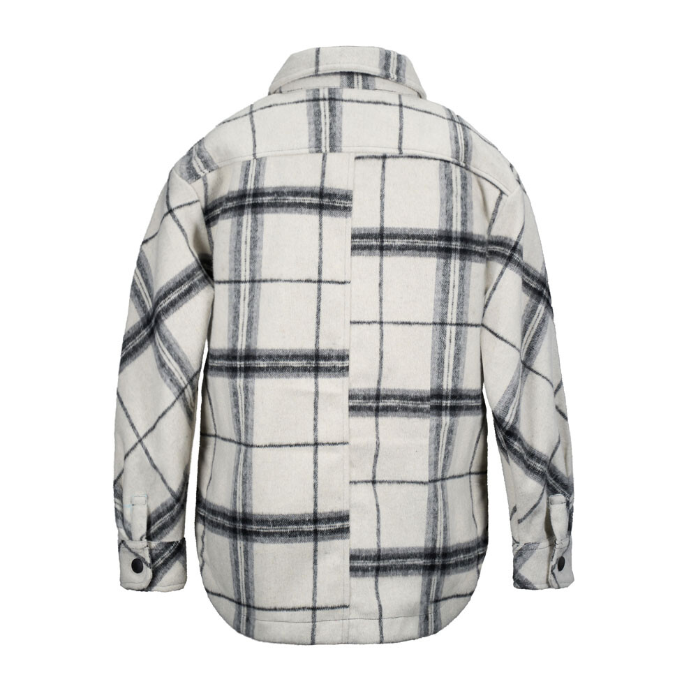 SOBRECAMISA REEF WOMEN BUTTONS WHITE BLACK - 2