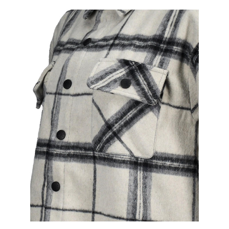 SOBRECAMISA REEF WOMEN BUTTONS WHITE BLACK - 3