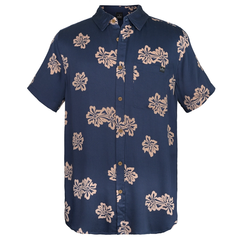 CAMISAS M/C REEF HOMBRE AZUL ABIERTO - 1