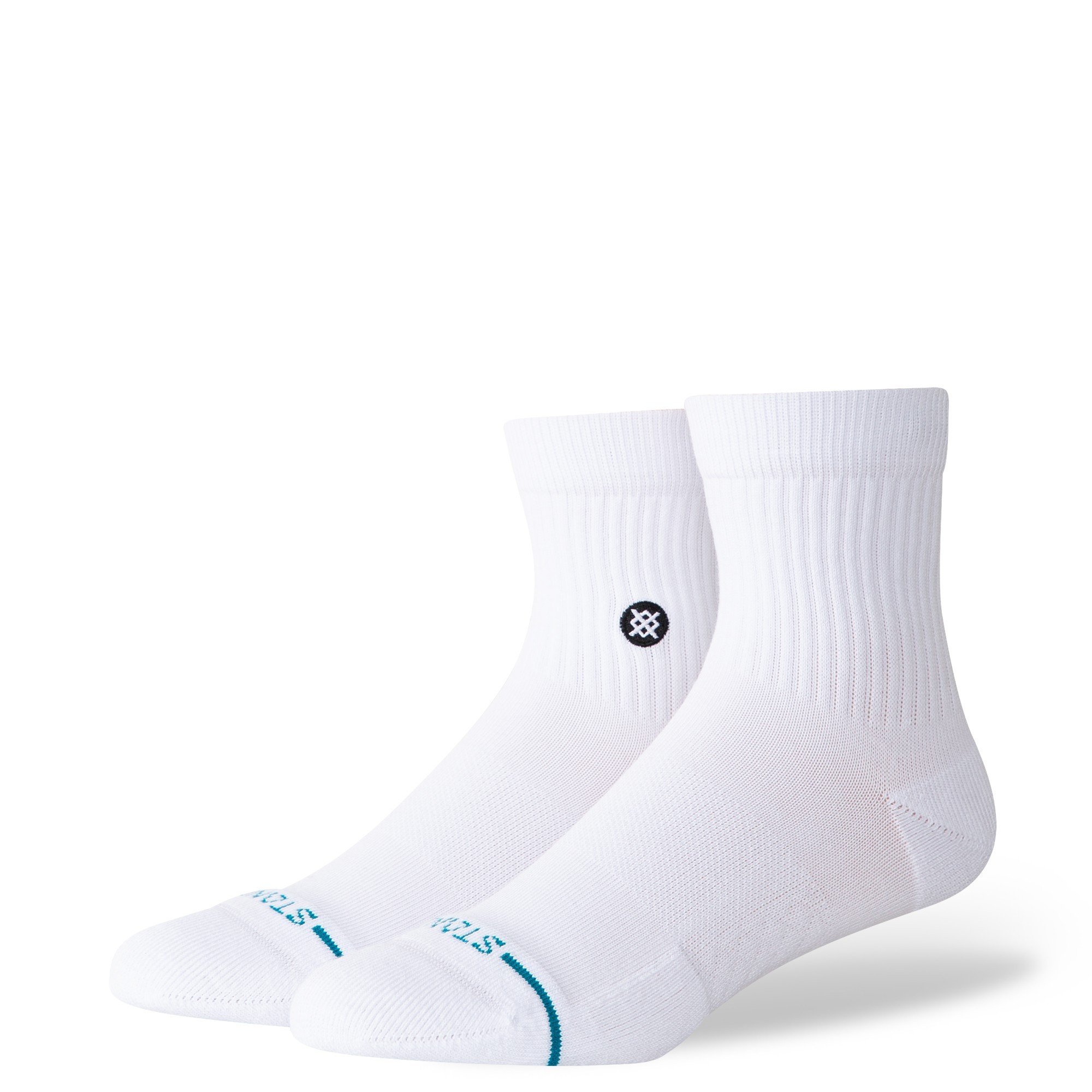 STANCE SOCK ICON QUARTER WHITE - 1