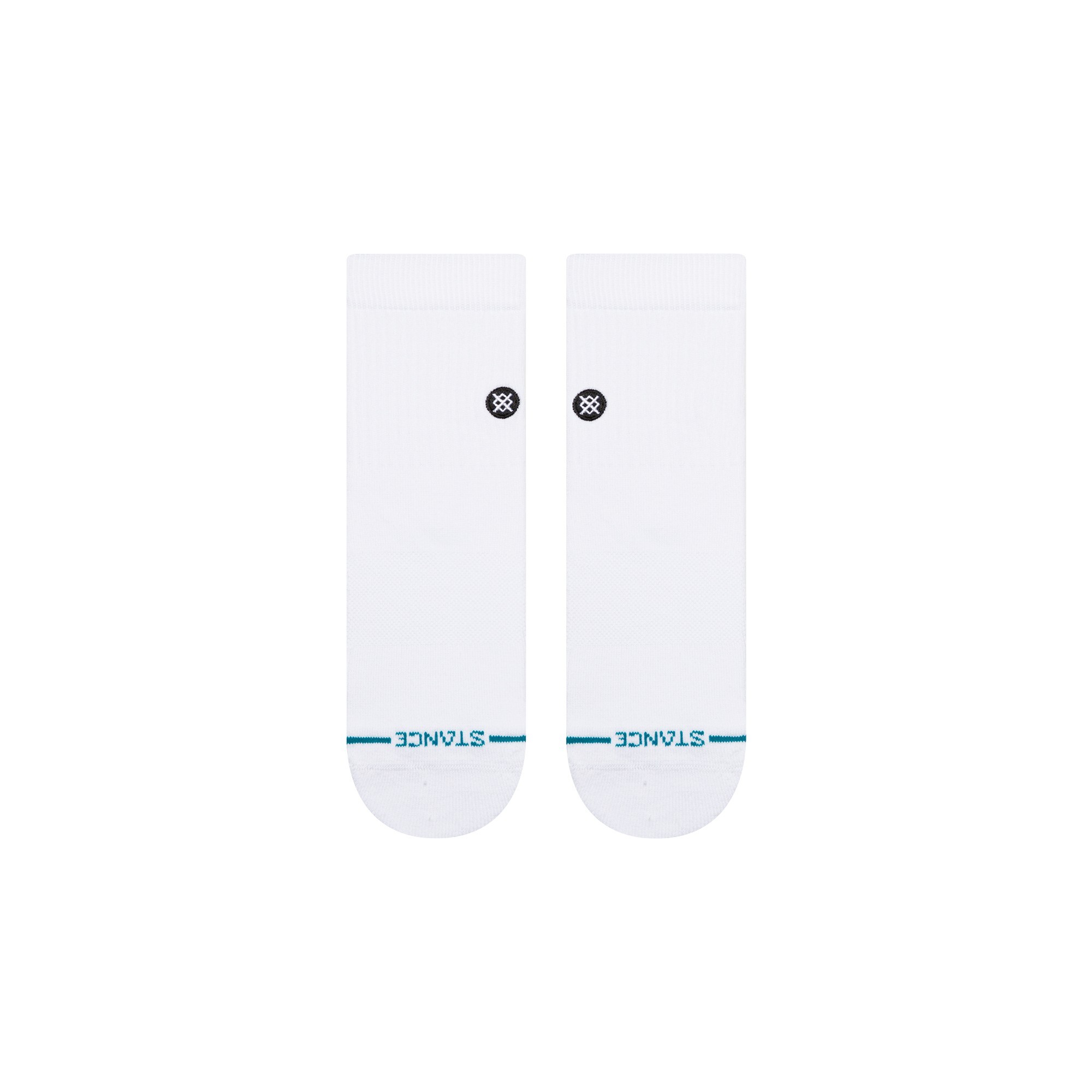 STANCE SOCK ICON QUARTER WHITE - 2