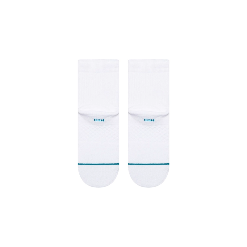 STANCE SOCK ICON QUARTER WHITE - 3
