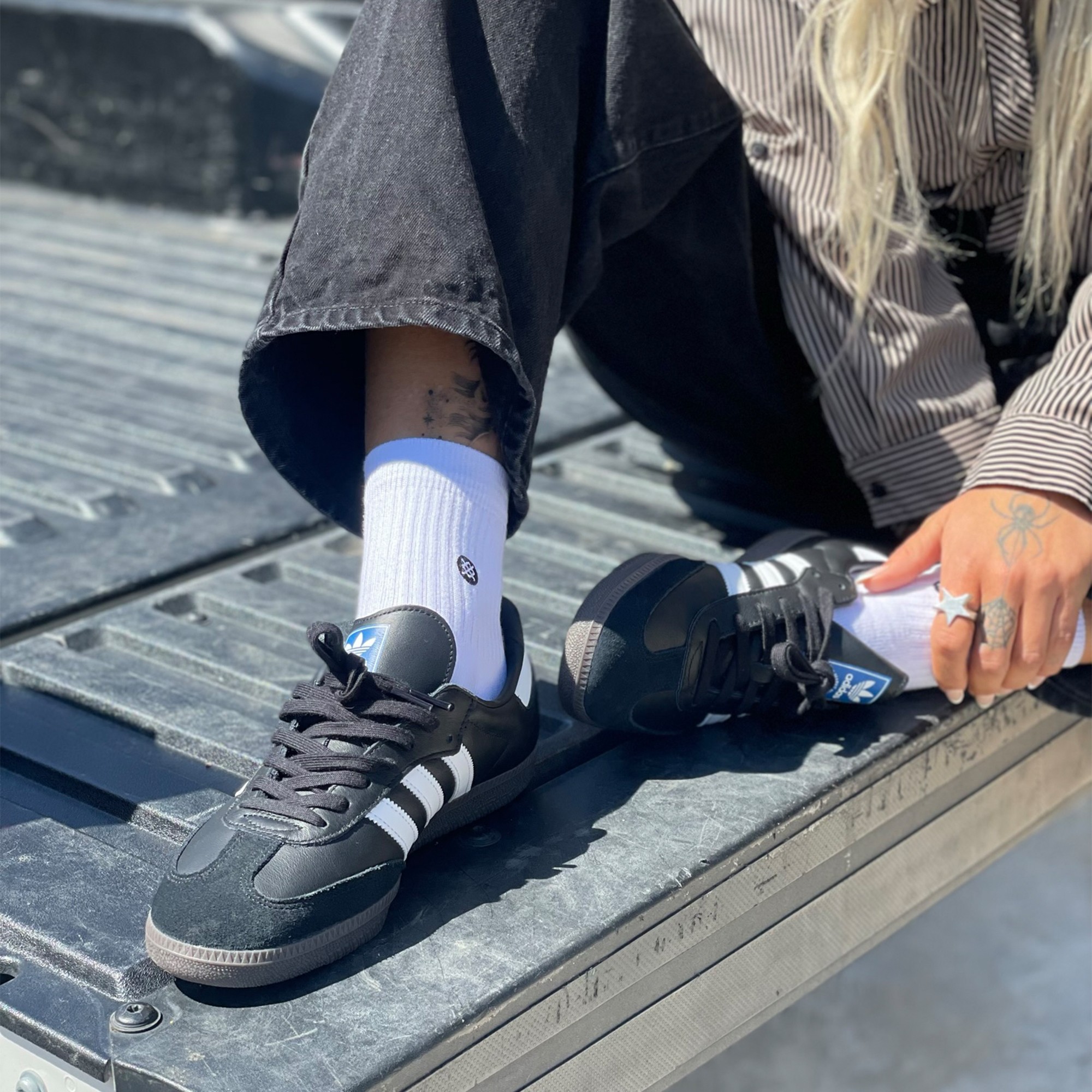 STANCE SOCK ICON QUARTER WHITE - 4