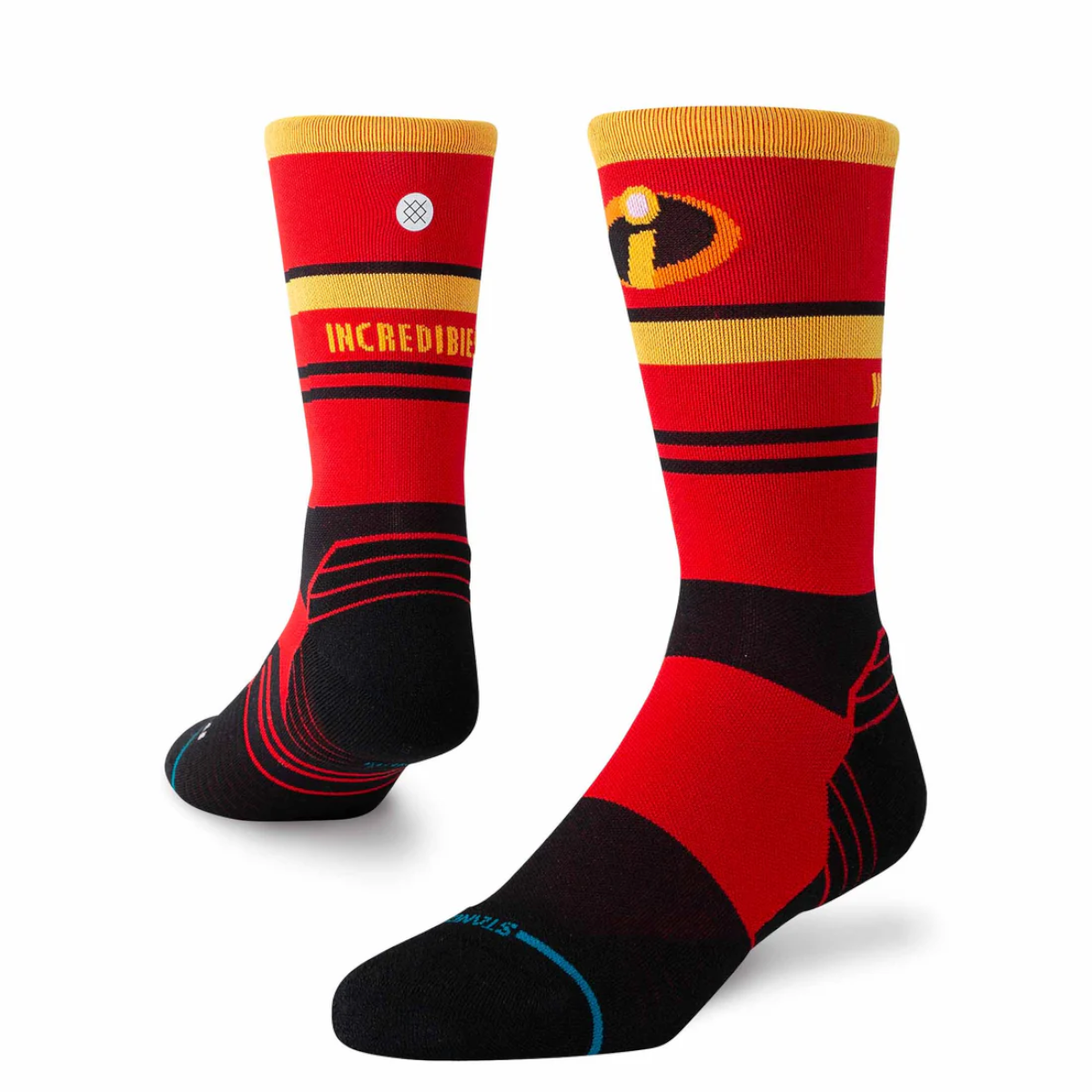 STANCE SOCK INCREDIBLE LIGHT CREW RED - 1