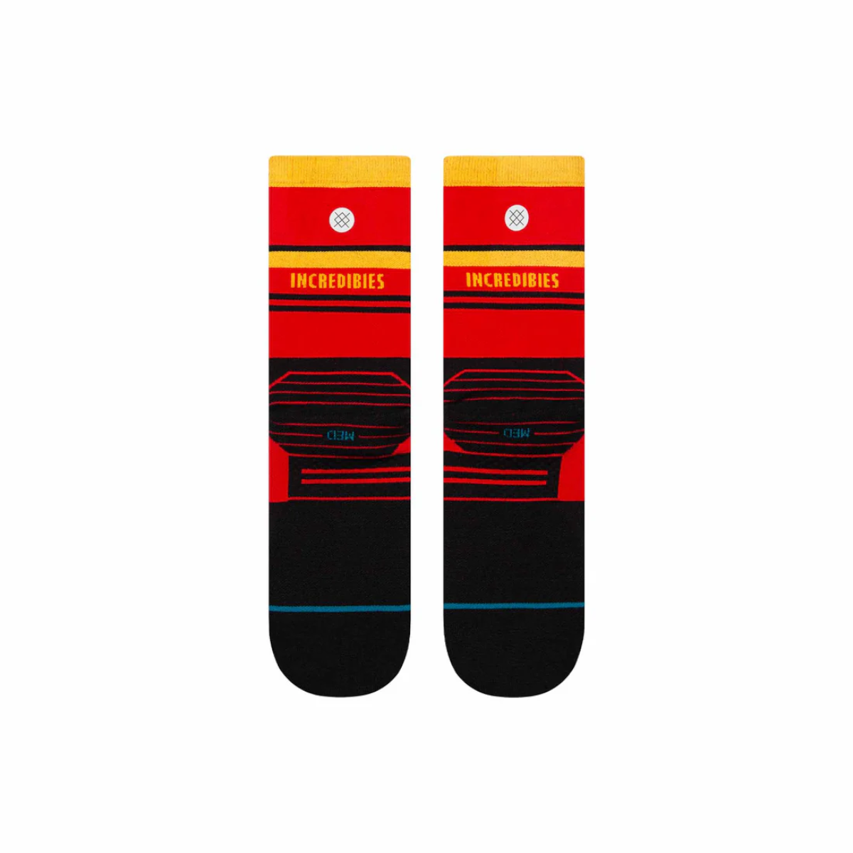 STANCE SOCK INCREDIBLE LIGHT CREW RED - 3