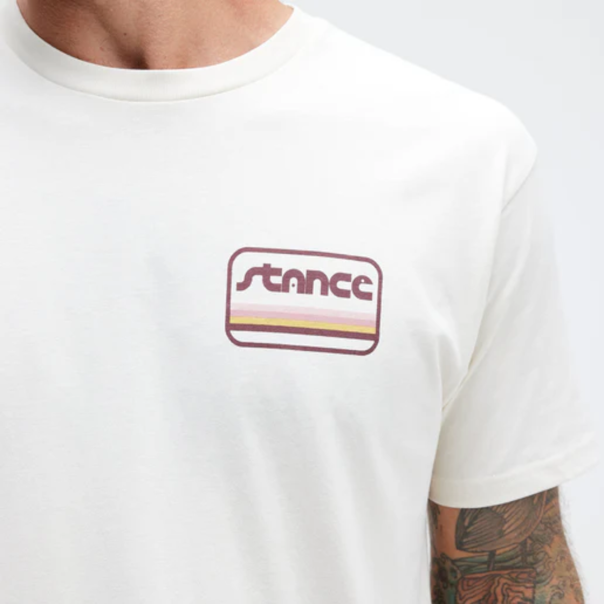 POLERA STANCE CAMINO VINTAGE WHITE - 4