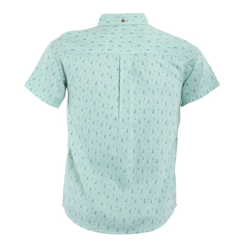 CAMISA KIDS LIGHT BLUE PALM - 3