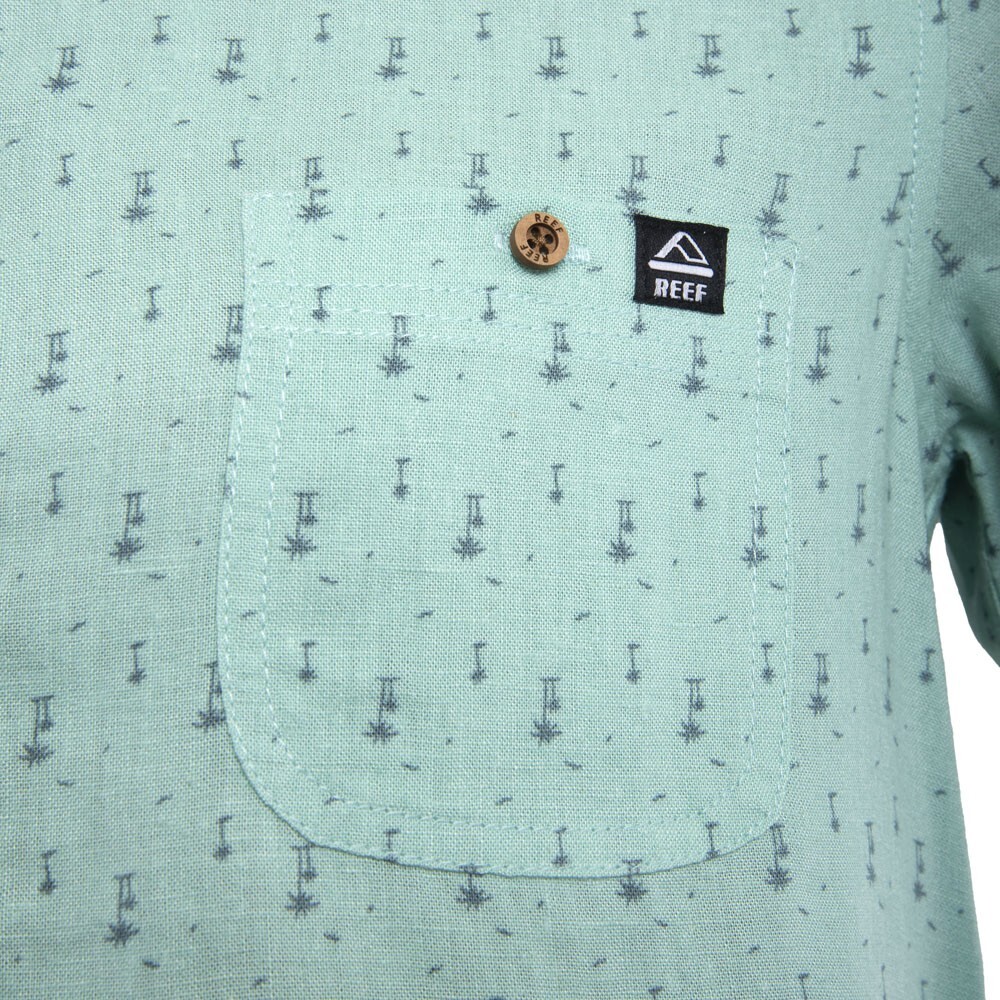 CAMISA KIDS LIGHT BLUE PALM - 4