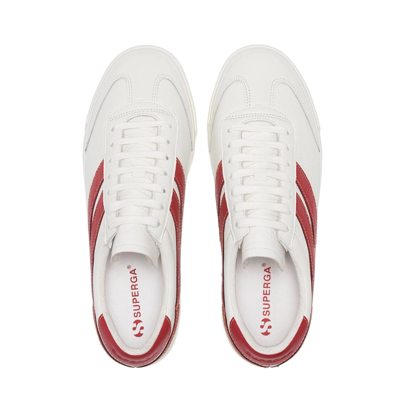 ZAPATILLA 4834 CLUB SWALLOW WHITE RED - 4