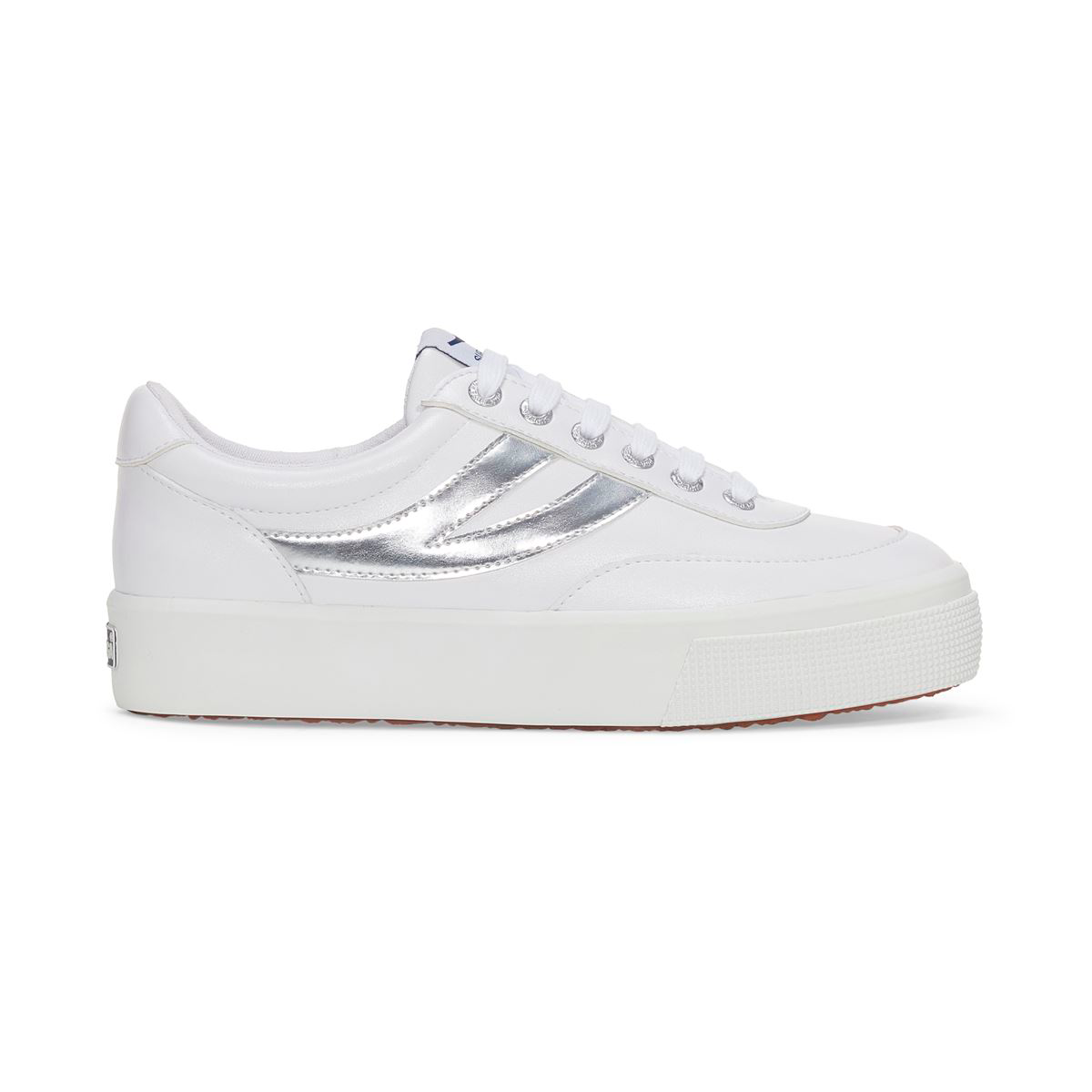 ZAPATILLA 2740 PLATFORM BLOCKS MIRROR SYNTHETIC WHITE SILVER - 1