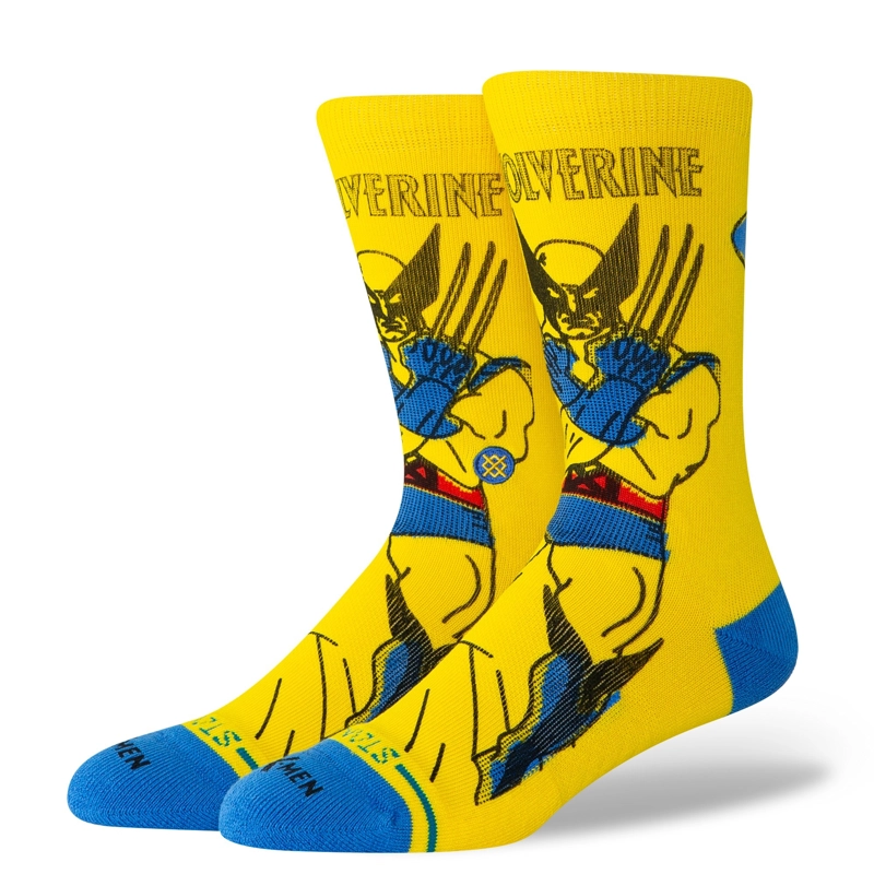 STANCE SOCK MEN WOLVERINE CREW YELLOW - 1