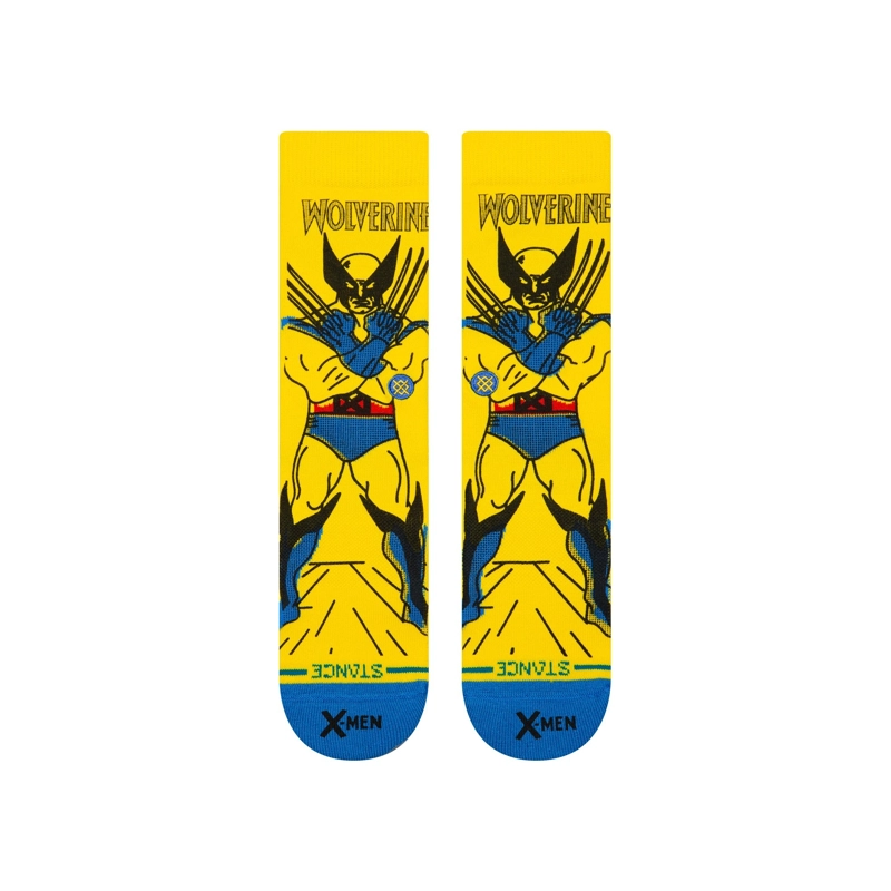 STANCE SOCK MEN WOLVERINE CREW YELLOW - 2
