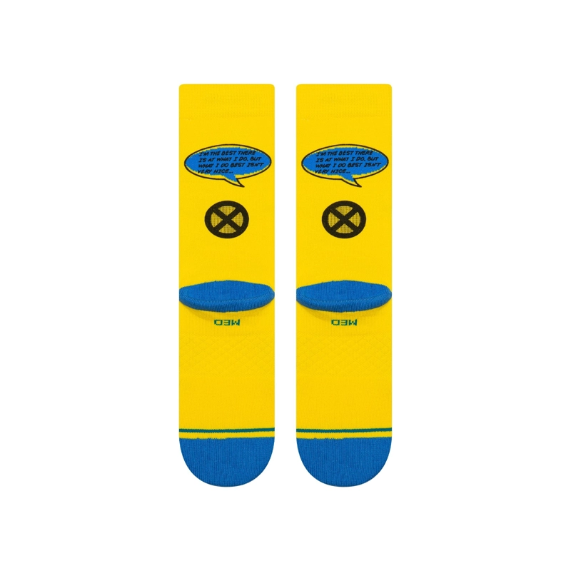 STANCE SOCK MEN WOLVERINE CREW YELLOW - 3