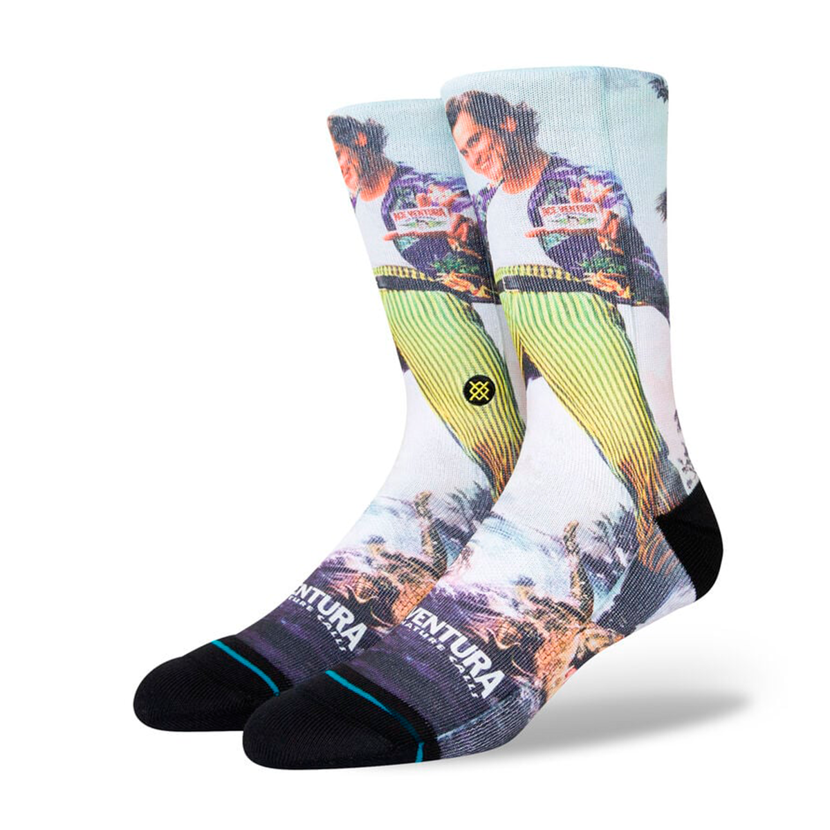 STANCE SOCK ACE VENTURA WHEN NATURE CALLS BLACK - 1