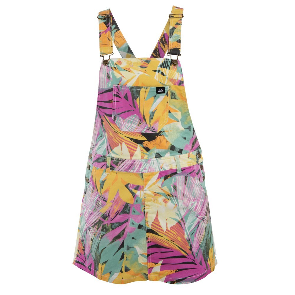 JARDINERA GIRLS VESTIDO MULTICOLOR LEAVES - 1