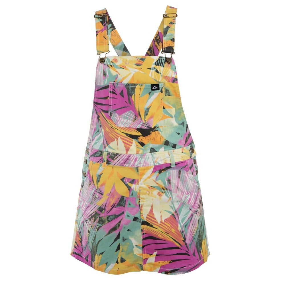 JARDINERA GIRLS VESTIDO MULTICOLOR LEAVES - 1