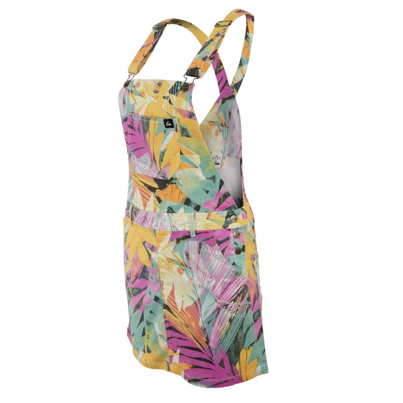 JARDINERA GIRLS VESTIDO MULTICOLOR LEAVES - 2