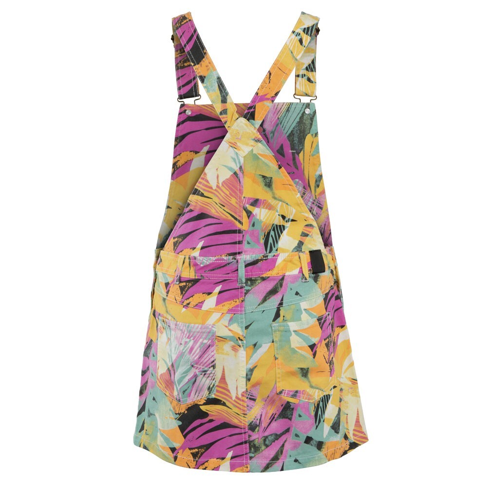 JARDINERA GIRLS VESTIDO MULTICOLOR LEAVES - 3