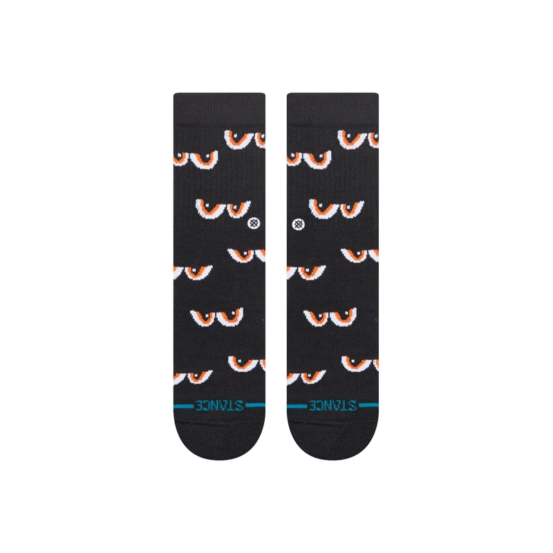 STANCE SOCK KIDS NEIGHTBORLY CREW BLACK - 2