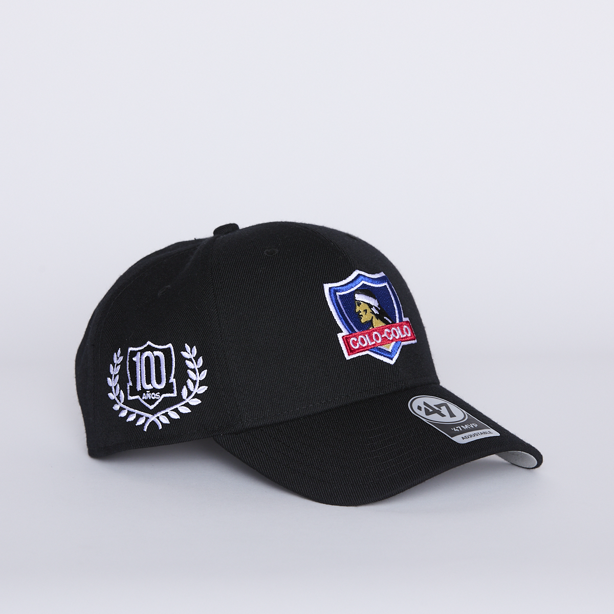 JOCKEY COLO-COLO 47' CAPTAIN SNAPBACK ESCUDO 100 AÑOS BLACK - 2