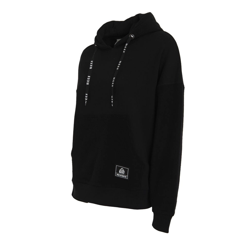 POLERON WOMEN HOODIE BLACK PINK - 2